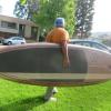 Frank delivers another work of art!
9' Stand Up Paddle Board with swallow tail 